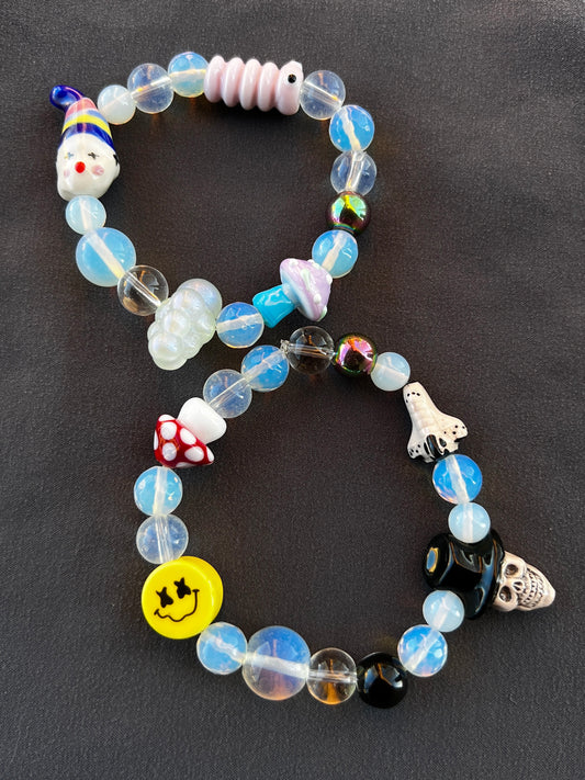 Death, Life & In Between - Stretch Stack Bracelets