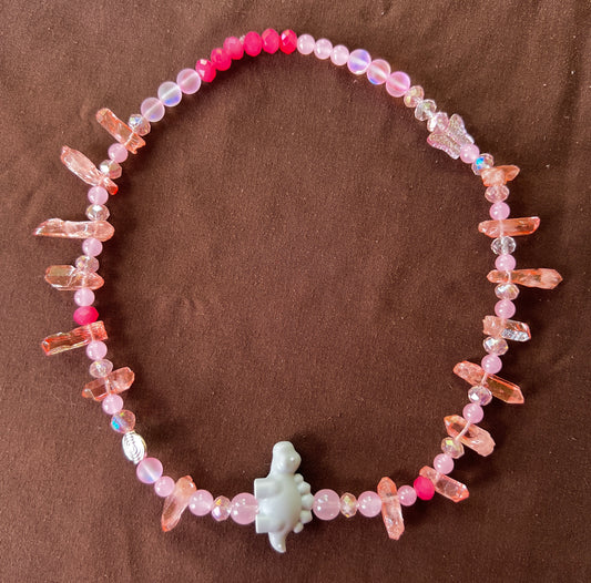 Pink Sunrise - Stretch Necklace