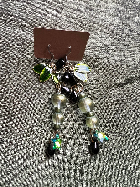 Jungle Rain - Medium Dangles
