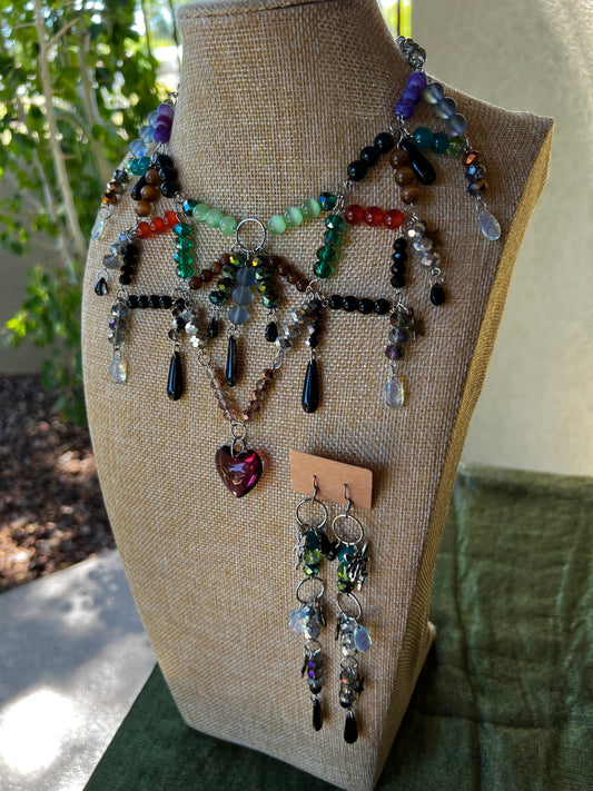 Fae Whispers - Fantasy Chain + Earrings