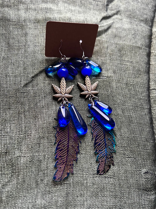 Blue Dream - Medium Dangles