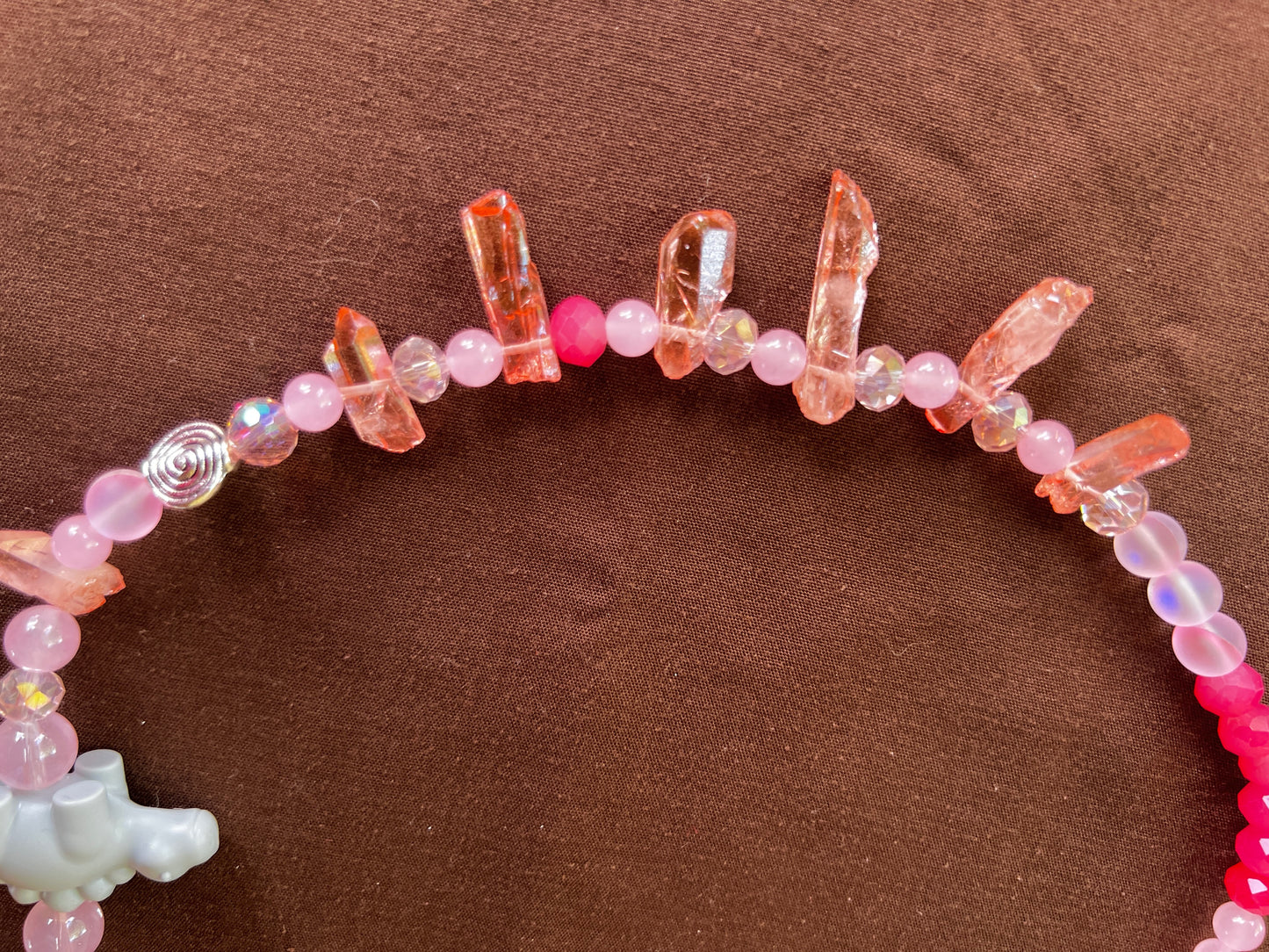 Pink Sunrise - Stretch Necklace