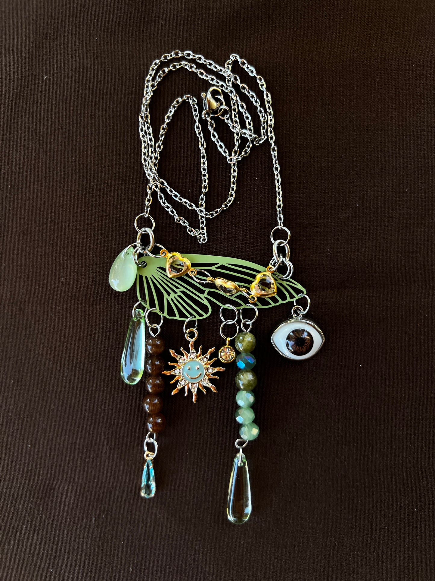Butterfly Baby > three colors < - Trinket Chain