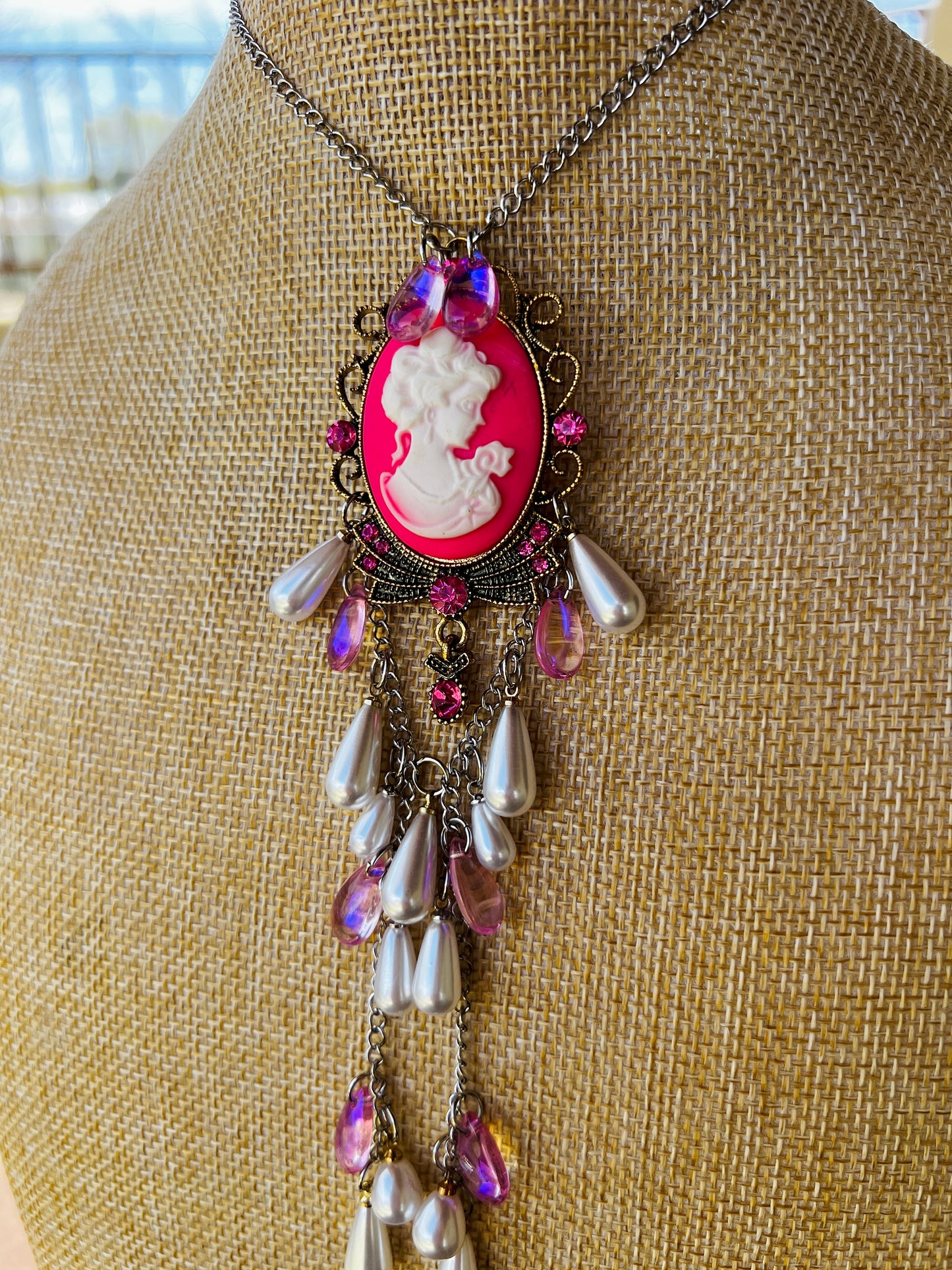 Pink Lady - Timewarp Waterfall Choker