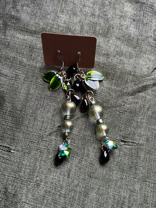 Jungle Rain - Medium Dangles