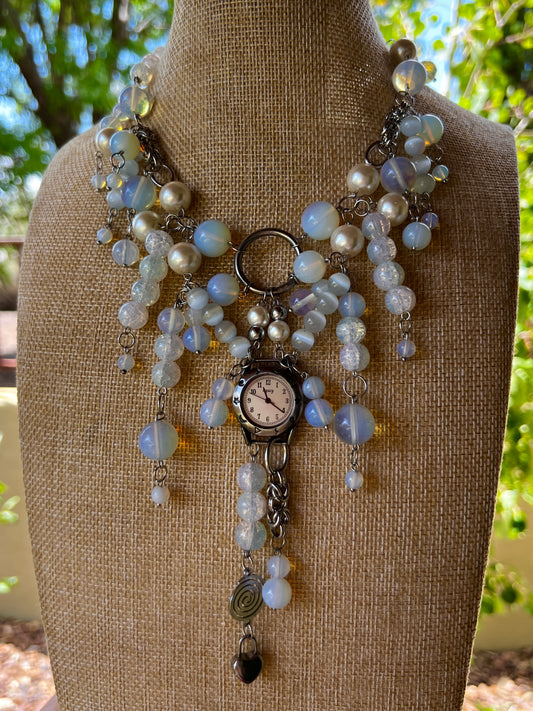 No Time to Say Hello Goodbye 3 Piece Set - Fantasy Chain + Hair Clip+ Earrings