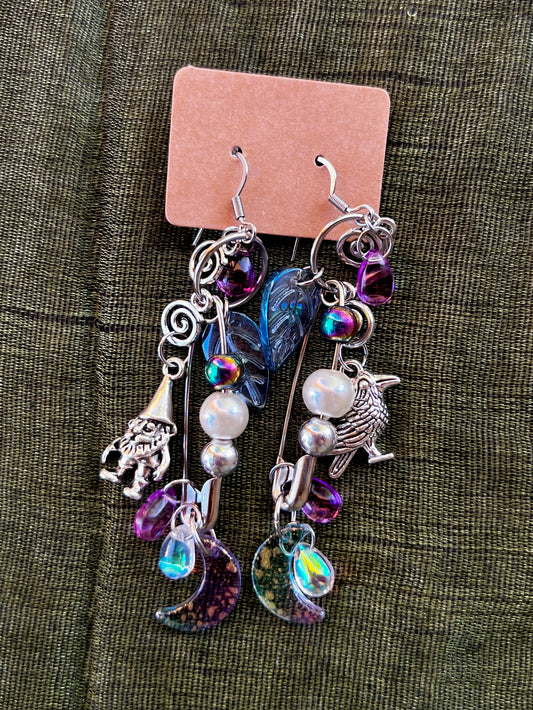 The Gnome & The Raven - Medium Trinket Dangles
