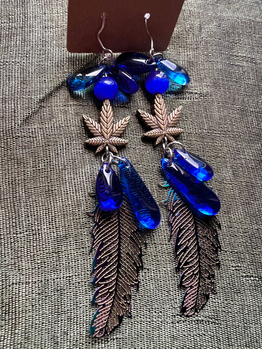 Blue Dream - Medium Dangles