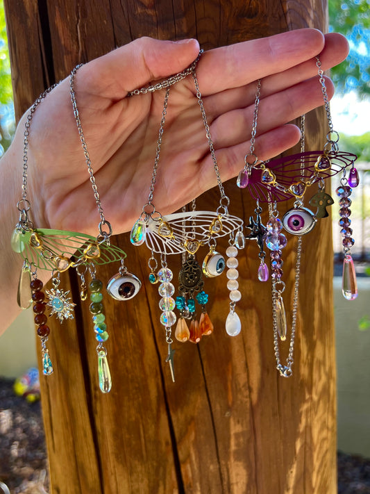 Butterfly Baby > three colors < - Trinket Chain
