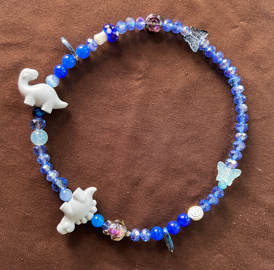 Big Blue - Stretch Necklace