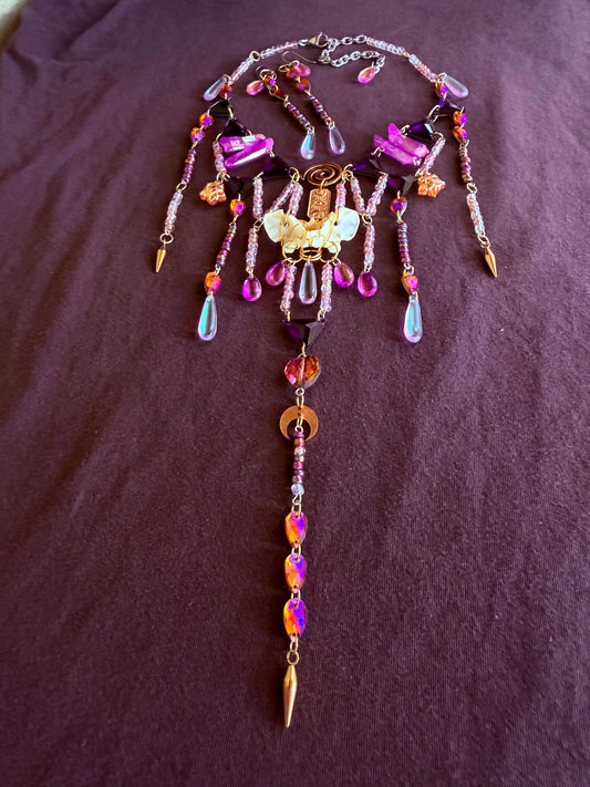 Waterfall Chain + Earrings