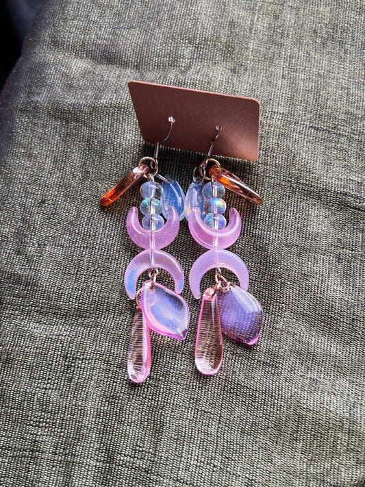 Pink Haze - Small Dangles