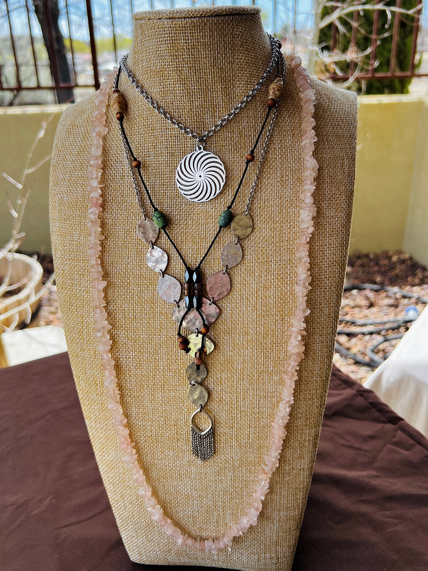 Rose Quartz Love Spell - 4 Piece Reclaimed Stack Set