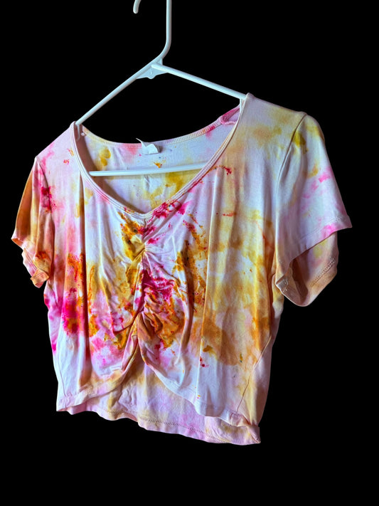 “Del Mar” size L - Cotton Crop Top