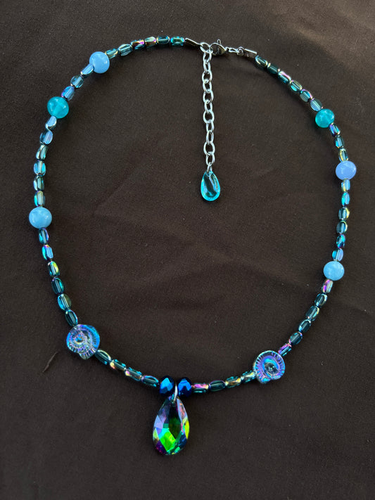 Mirror of the Mind - Glass Stack Necklace