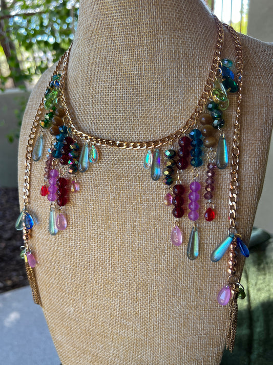 Secret Garden - Face Chain or Wrap Necklace